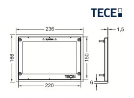 MARCO DECORATIVO PULSADOR TECE